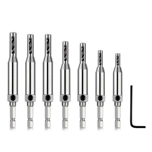 Mata Bor Baja HSS Drill Bit Pembuka Lubang Engsel Hinge Hole Opener 7ROTBDSV