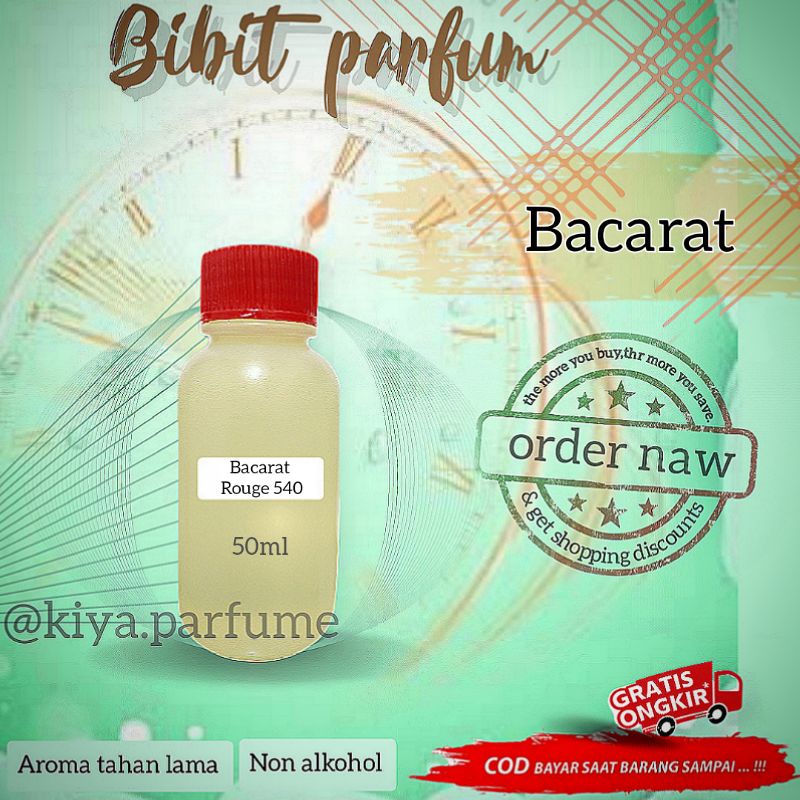 BACCARAT ROUGE bibit parfum minyak wangi parfum tahan lama parfum parfume - 50 ml