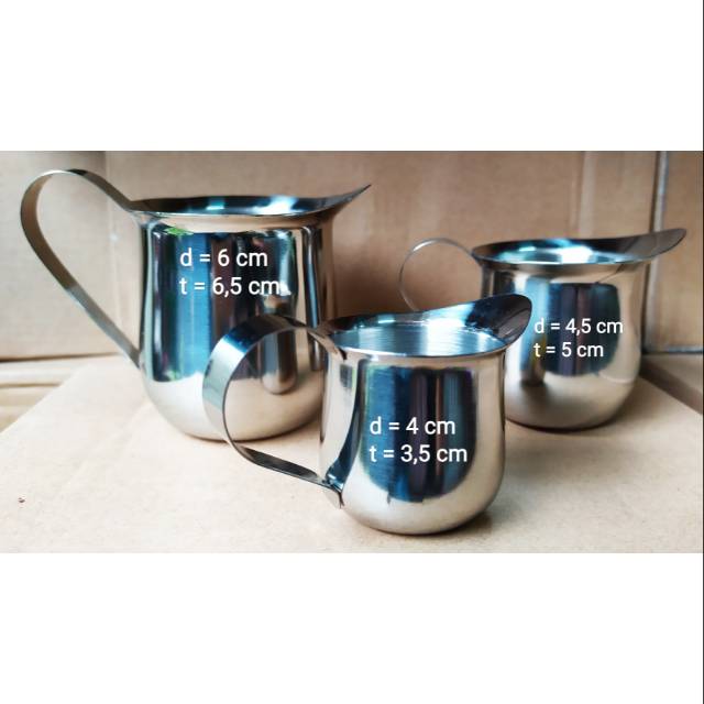 Gelas Mug Cangkir Mini Sloki Stainless Steel