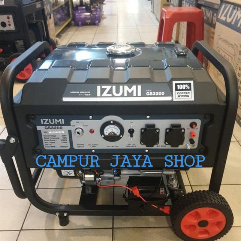 PROMO MURAH  Mesin Generator/Genset/Jenset Listrik 2000 Watt Izumi GS-3200/Murah