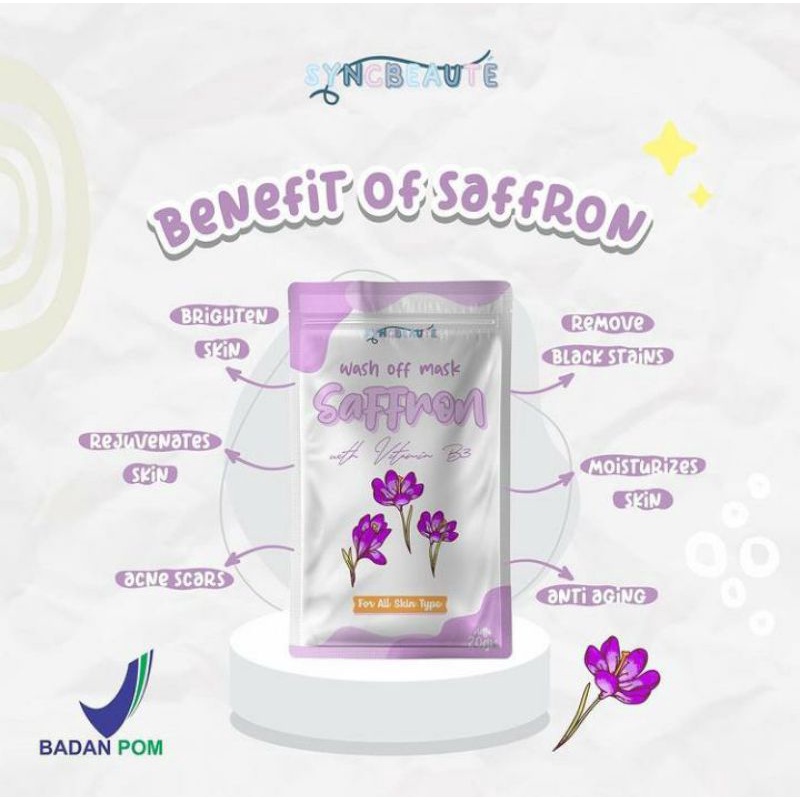 (AGEN RESMI) SYNCBEAUTE MASK BPOM FREE PARFUM MINIM BELI 3