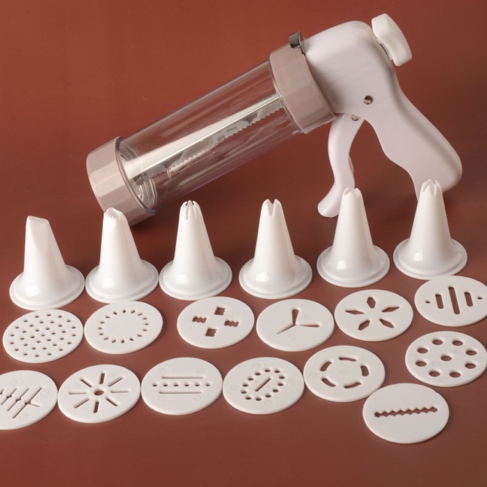 20pcs cookies press gun / cookie mold / biscuit cake mold gun / alat cetak kue kering