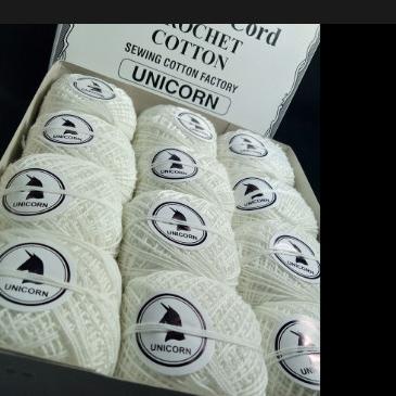 [Unicorn] Benang Rajut Katun Unicorn No 2 - Pack Isi 12