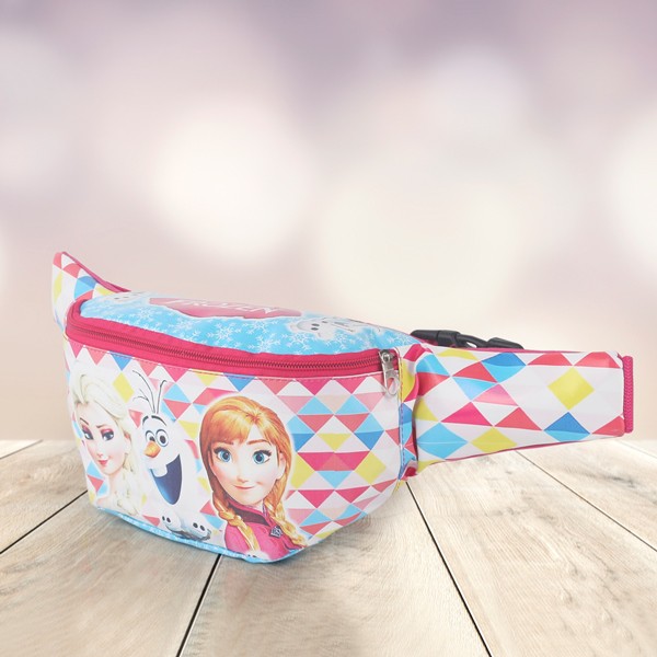 Waist Bag Anak Laki Perempuan Karakter Cowok Cewek Tobot Unicorn Doraemon