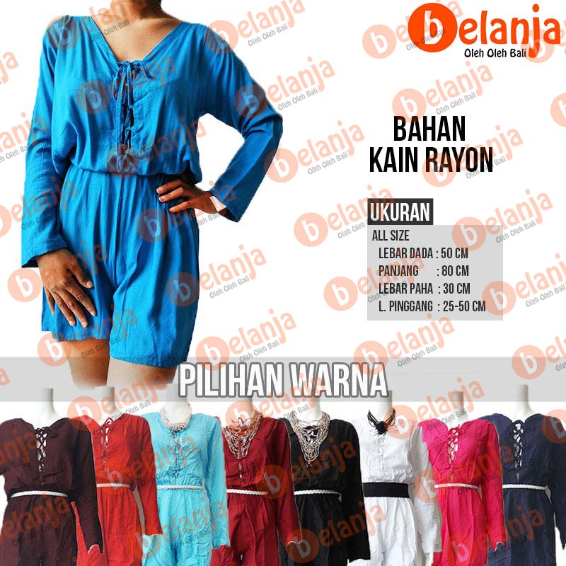 Baju Jumpsuit Pendek Tali jumpsuit wanita set pendek