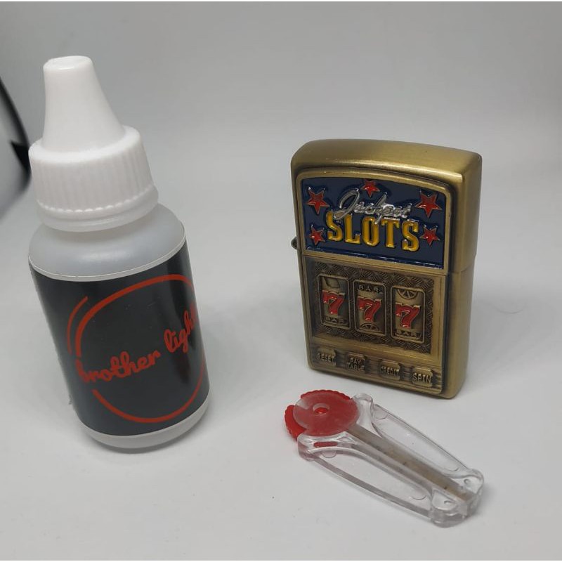 korek zippo motif klasik paket lengkap