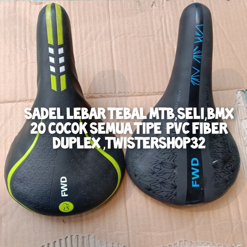 Sadel Sepeda MTB -SELI-BMX 20 MULTI FIT bahan PVC Nylon Duplex aerodynamic shape empuk nyaman