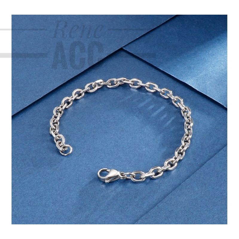 Gelang Titanium wanita Rantai gold anti karat selamanya