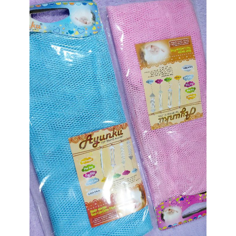 1 Pcs Kain Ayun Jaring + kelambu Ayunan Baby AYUNKU murah Tanpa PER.!