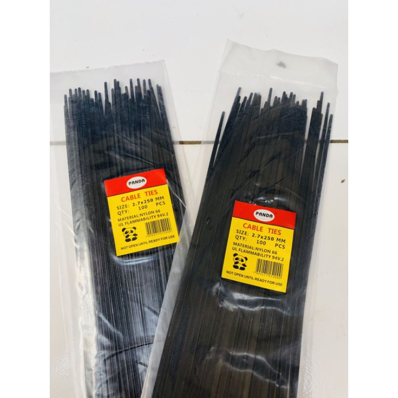 Tali Ties Ripet Tali Rifet Tis Pengikat Kabel Pengikat Kunci Rangkaian Kabel Hitam Panjang