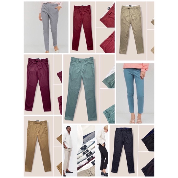 hm cotton twill trousers