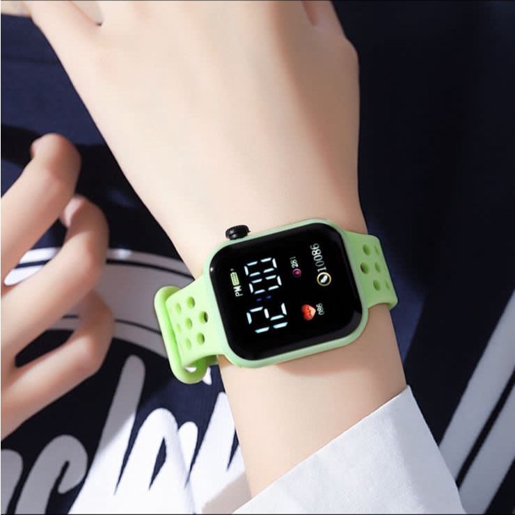 (BW) JAM TANGAN PRIA WANITA LED DIGITAL WATCH M-200