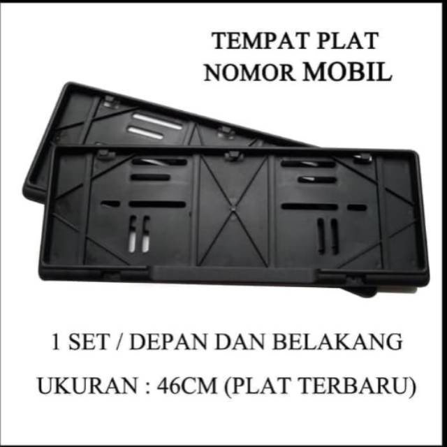 TATAKAN DUDUKAN FRAME PLAT NOMER MOBIL ASTRA NOMOR KENDARAAN PLASTIK ABS TAHAN BANTING AWET TAHAN LAMA