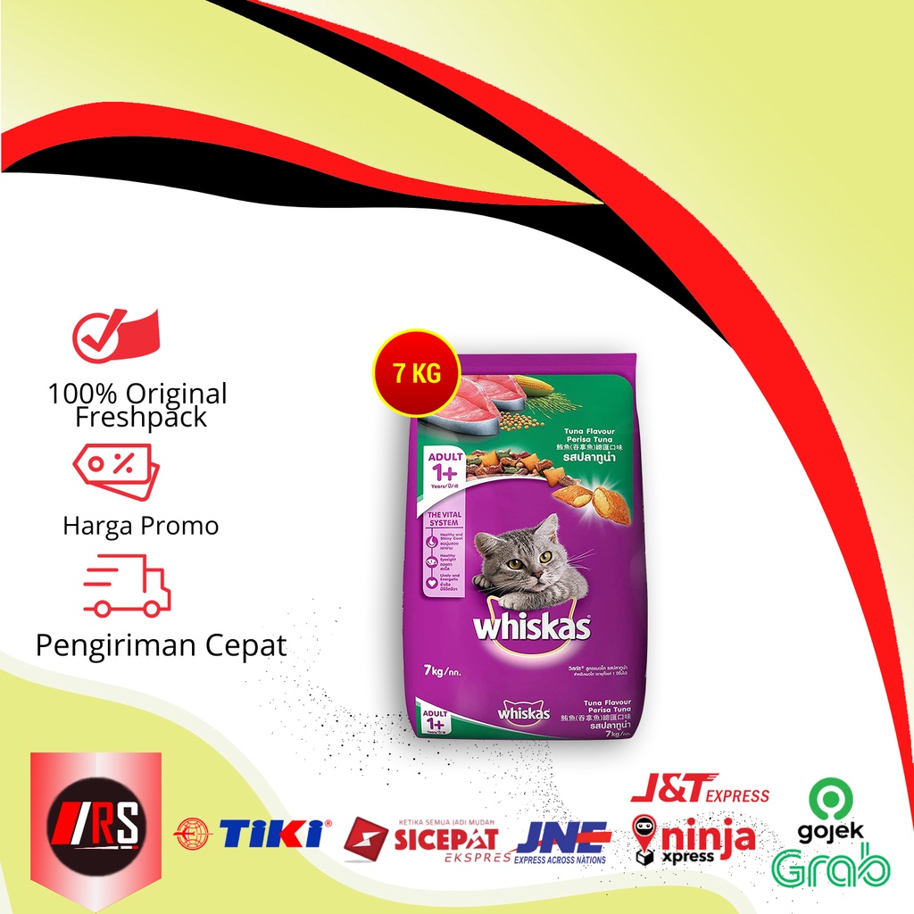 Whiskas Tuna Adult 7 Kg Makanan Kucing / whiskas tuna 7kg