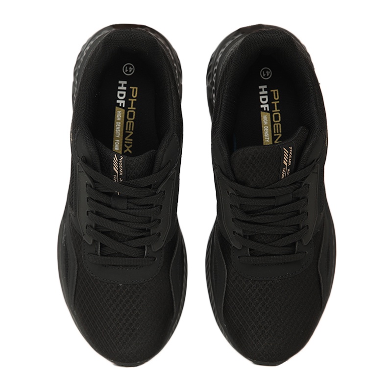 Phoenix Odysey Sepatu Running Pria - All Black