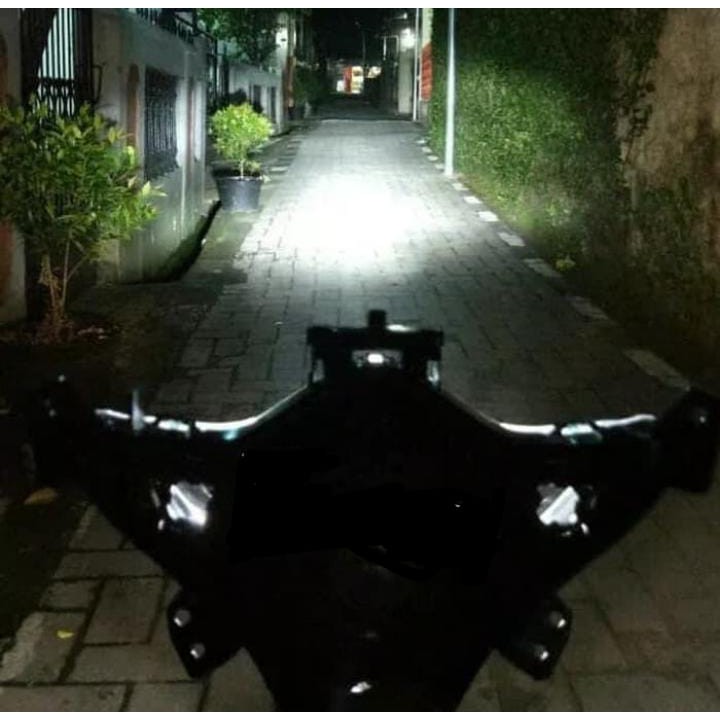 Lampu Motor LED Luminos New Supra Fit, Supra X Helm In, Supra X 125 CW H6 M5 T19 Putih 15W-8