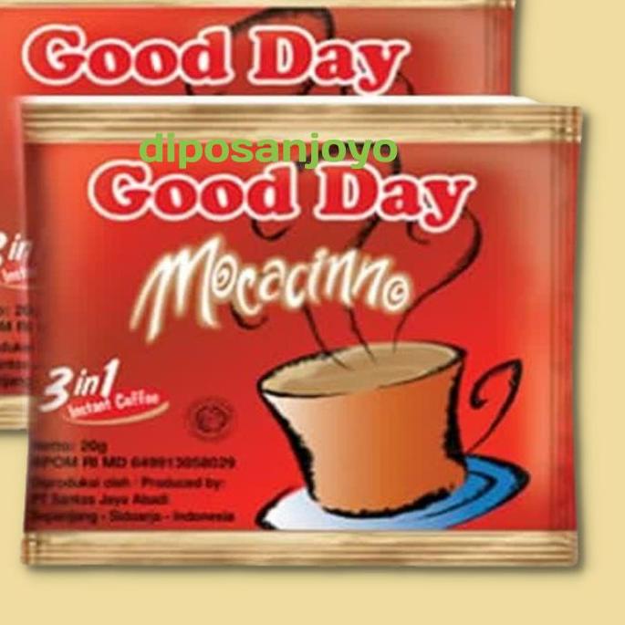

RE⚡TOCK! [ORIGINAL] Good Day MOCACINNO 10 sachet produck terbaik
