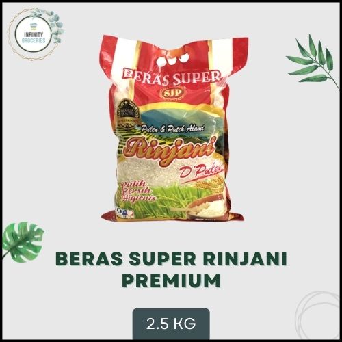 

BERAS SUPER PREMIUM RINJANI PULEN 2.5 KG MURAH !!