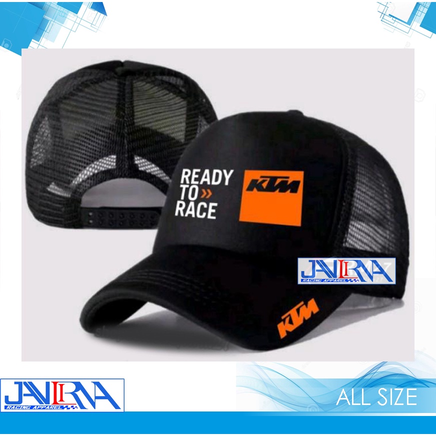 Topi Trucker topi Jaring KTM Racing Team redbull
