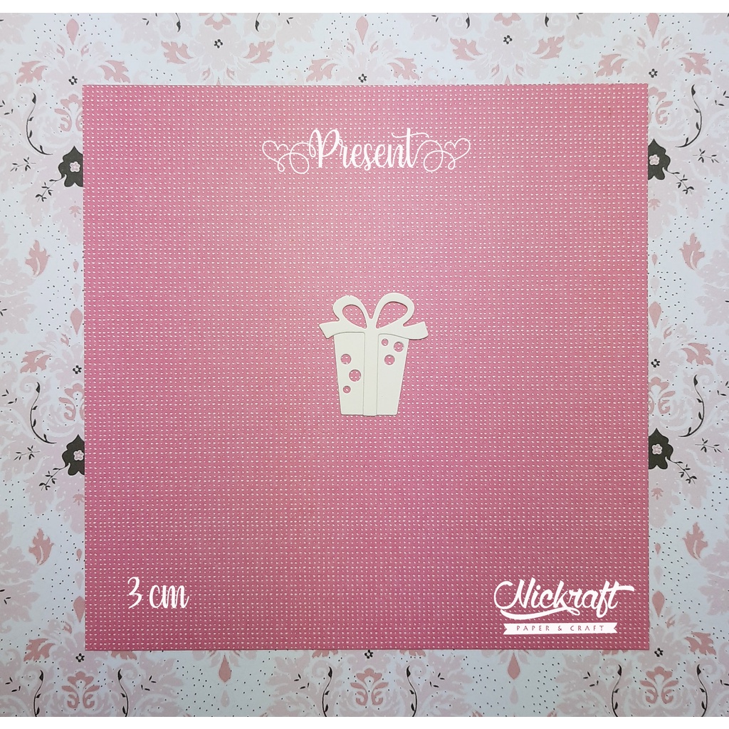 

PRESENT - Bahan Scrapbook Kotak Kado Gift Ultah