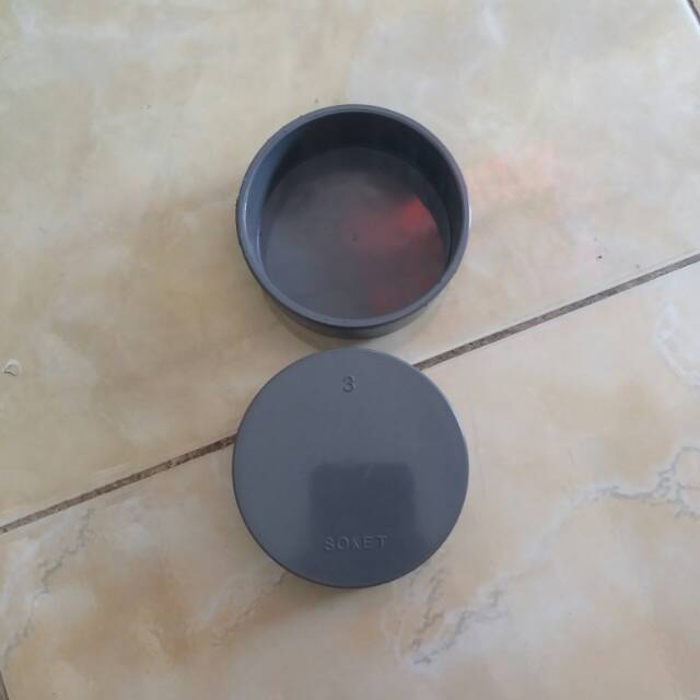 DOP Pipa 3" Inch GREST SOCKET Dop Polos Tutup Pipa Pvc Paralon 3 Inchi