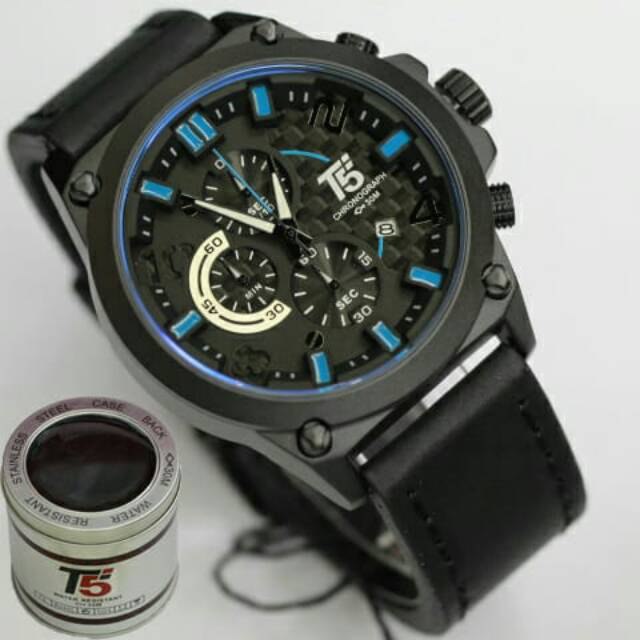 JAM TANGAN PRIA T5 H3479 CHRONOGRAPH ORIGINAL TAHAN AIR