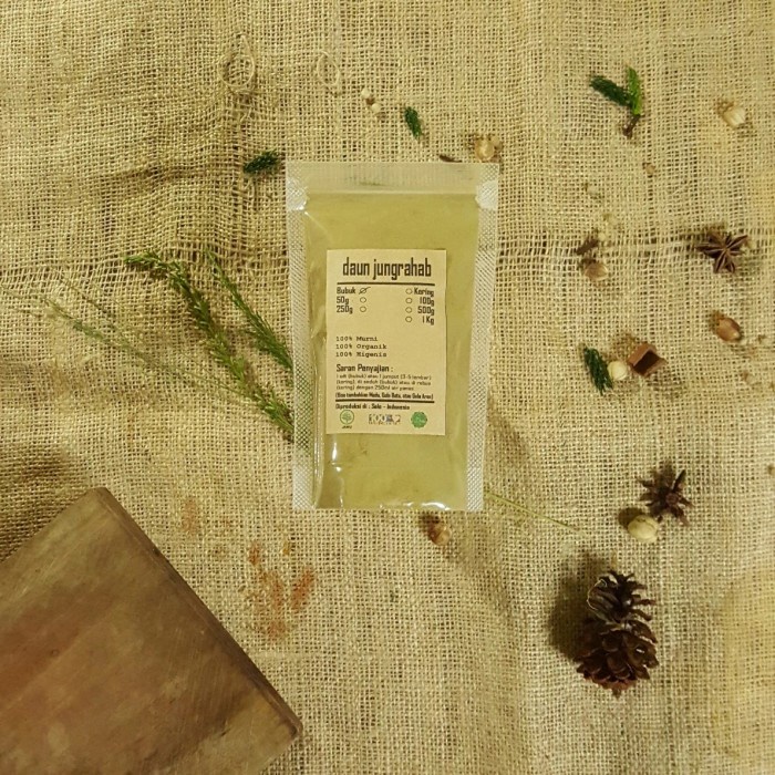 

DAUN JUNGRAHAB UJUNG ATAP BUBUK 1 KG - Baeckea Frutescens - MURN