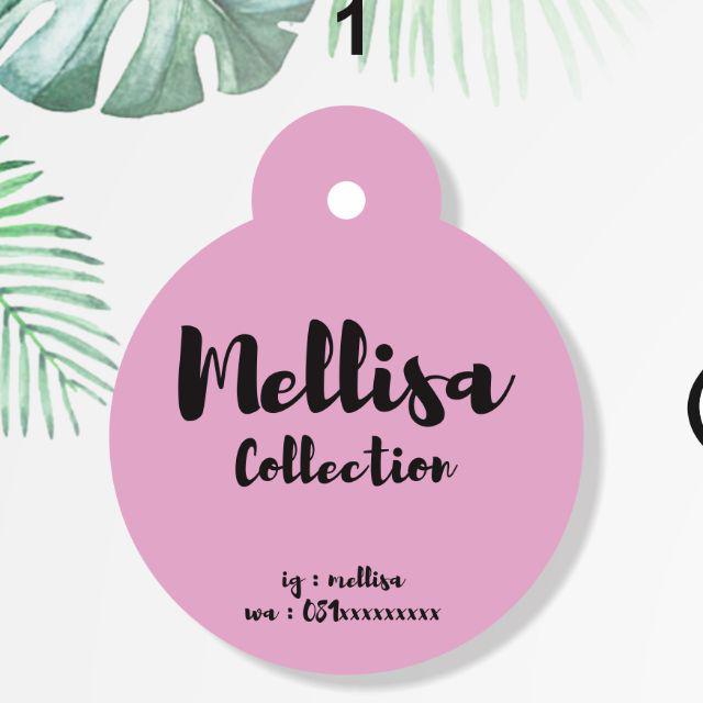 Hang Tag Hijab/ Jilbab/ Bentuk Custom-No 1/5