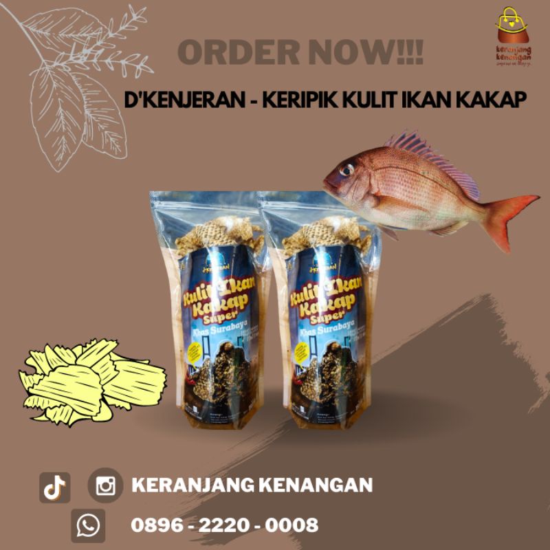 

D'KENJERAN - KRUPUK KULIT IKAN KAKAP
