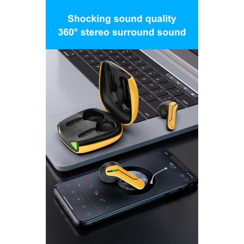 ODE G2 Gaming TWS Bluetooth Earphone Headset Hifi Airpods