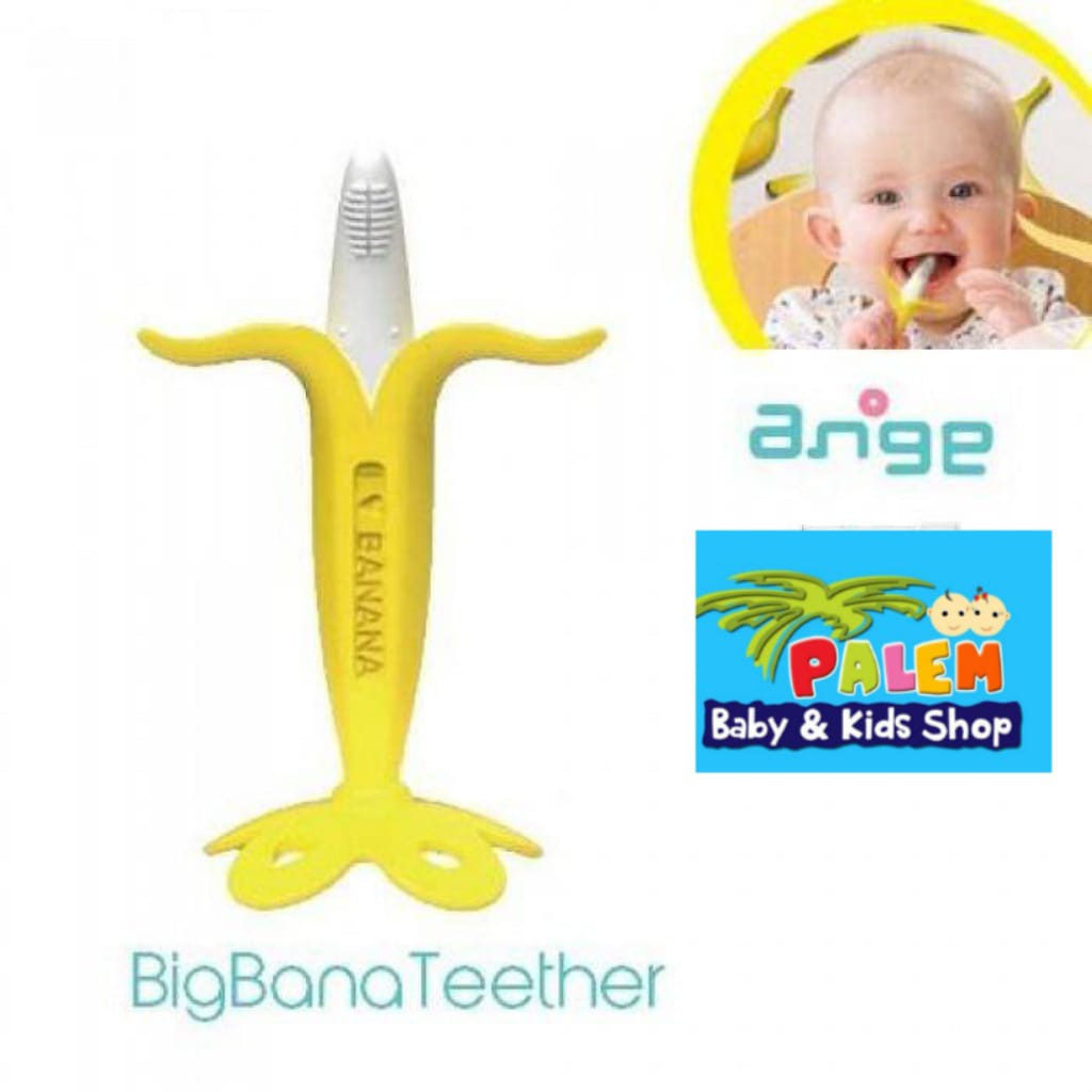 gigitan baby ange big banana teether no case/sikat lidah/gigitan bayi 111407