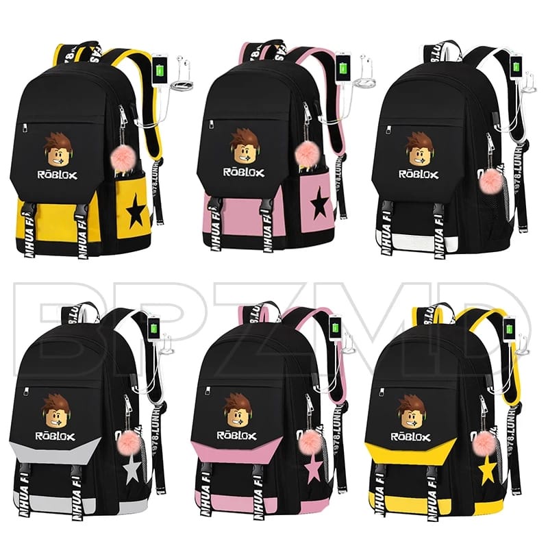 BATOSAI ROBLOX - TAS RANSEL ANAK PEREMPUAN / LAKI-LAKI MOTIF ROBLOX NEW / TAS RANSEL ANAK / TAS RANSEL MURAH