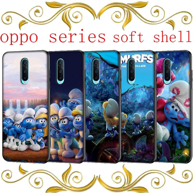 Soft Case Desain Smurfs Untuk Oppo Realme 2 5i 5s A5 3 5 Pro Q X Lite