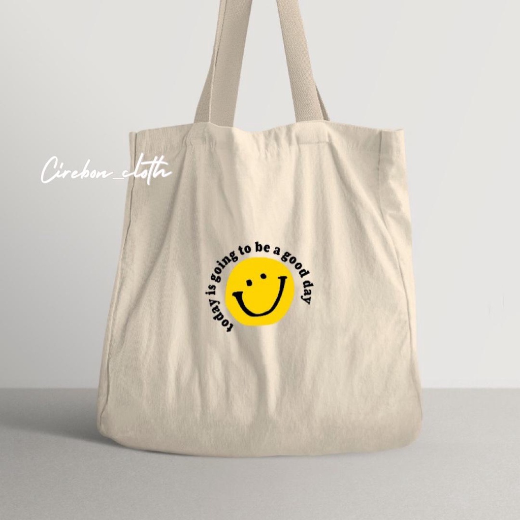 Totebag Kanvas Smile (crbn_cloth)