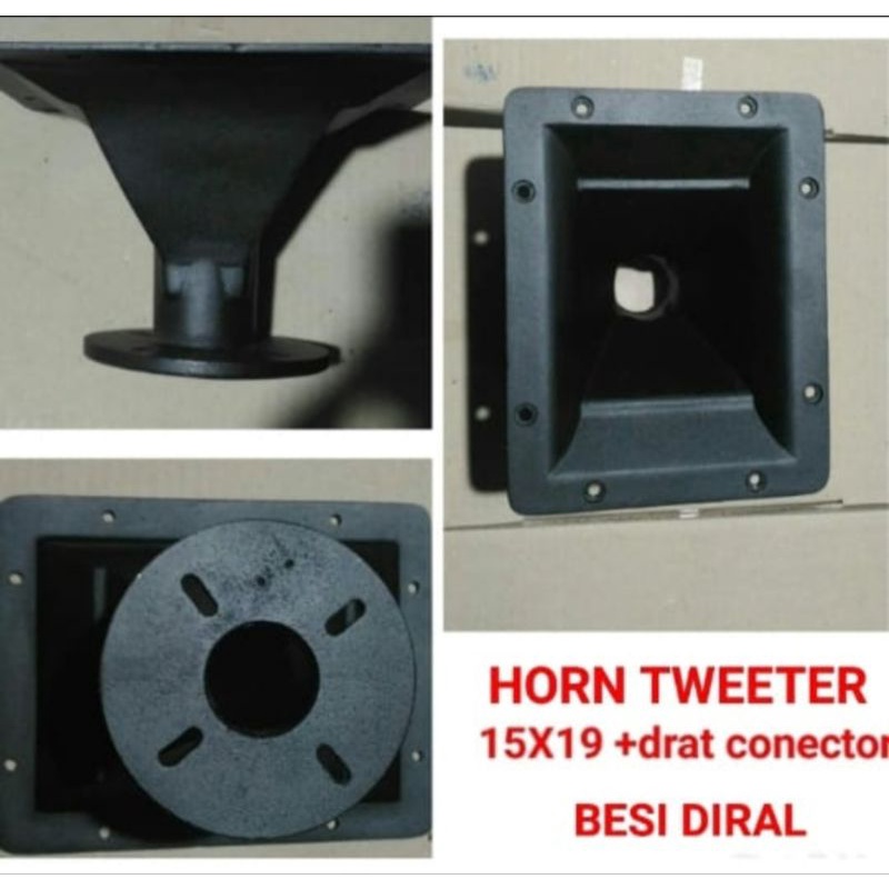 horn twiter 15x19cm bahan diral tweater horen