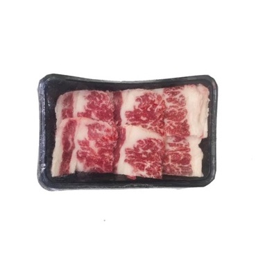 

Daging Sapi Wagyu Karubi Marbling 6-7 Yakiniku Cut! -250gr