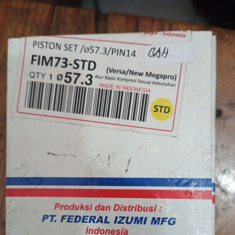 piston versa/megapro new FIM