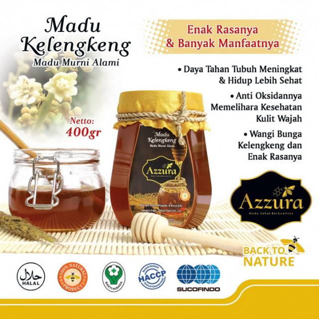 

Madu Murni Kelengkeng 400gr