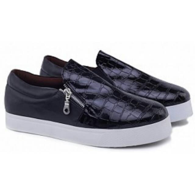 Sepatu casual slip on wanita, sepatu slip on wanita, sepatu slip on cewek, sepatu korea cewek