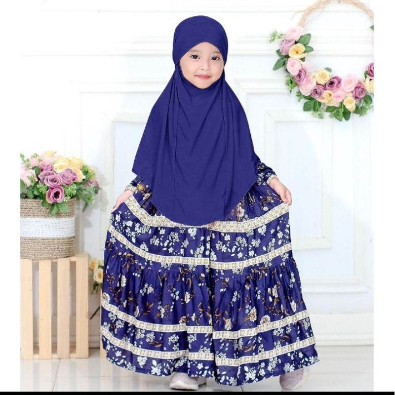 gamis muslim anak setelan syarii. vanila kids