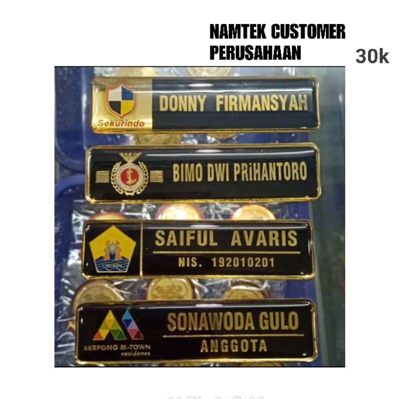 

NAMTEK CUSTOM PERUSAHAAN/ INSTANSI