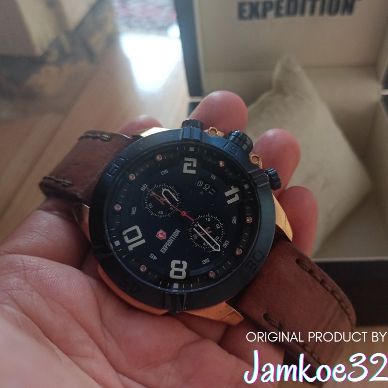 Jam Tangan Arloji Expedition Tipe E 6763 M Remaja Cowok Pria Analog Original Ori Murah Anti Air Stra