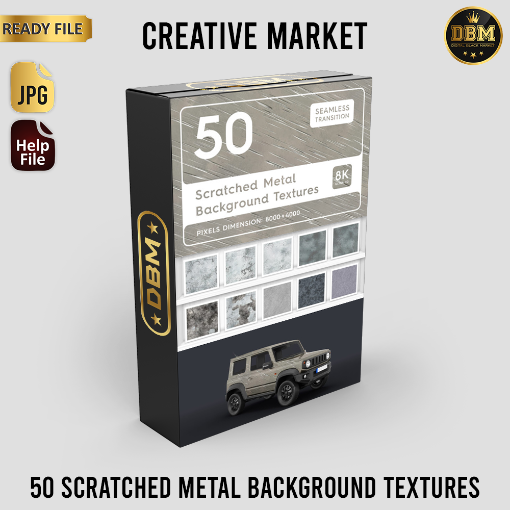 50 Scratched Metal Background Textures - JPEG Ultra HD