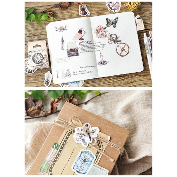 Label Sticker - Antique Deco (46pcs)