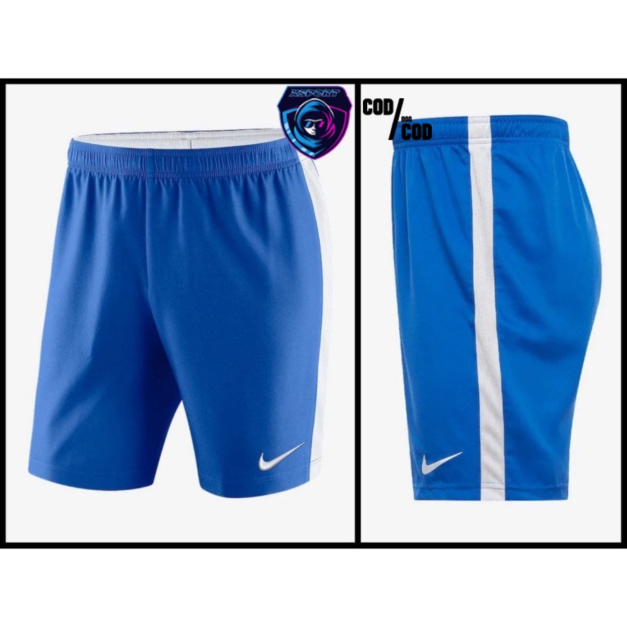 CELANA BOLA NIKE VENOM BIRU STRIP PUTIH GRADE ORI