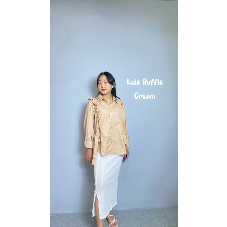 Lula Ruffle Shirt | Kemeja Ruffle