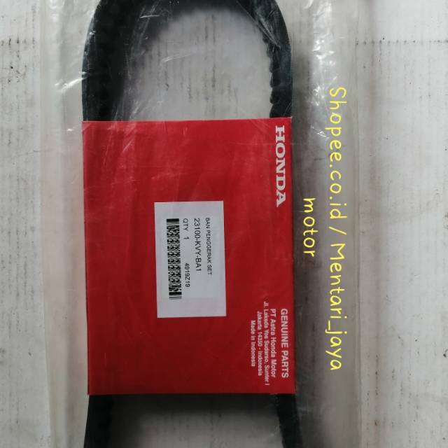 V-BELT VAN BELT FAN BELT + ROLLER HONDA BEAT ORIGINAL HONDA AHM
