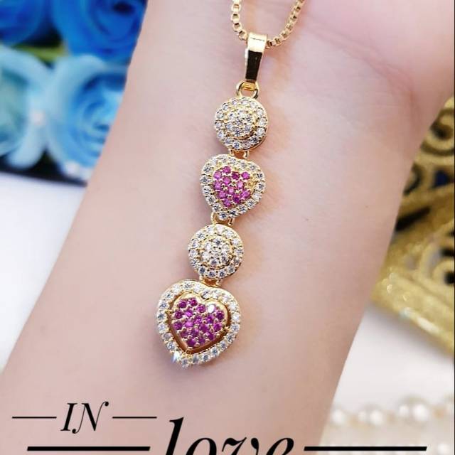 Xuping kalung lapis emas 2947j