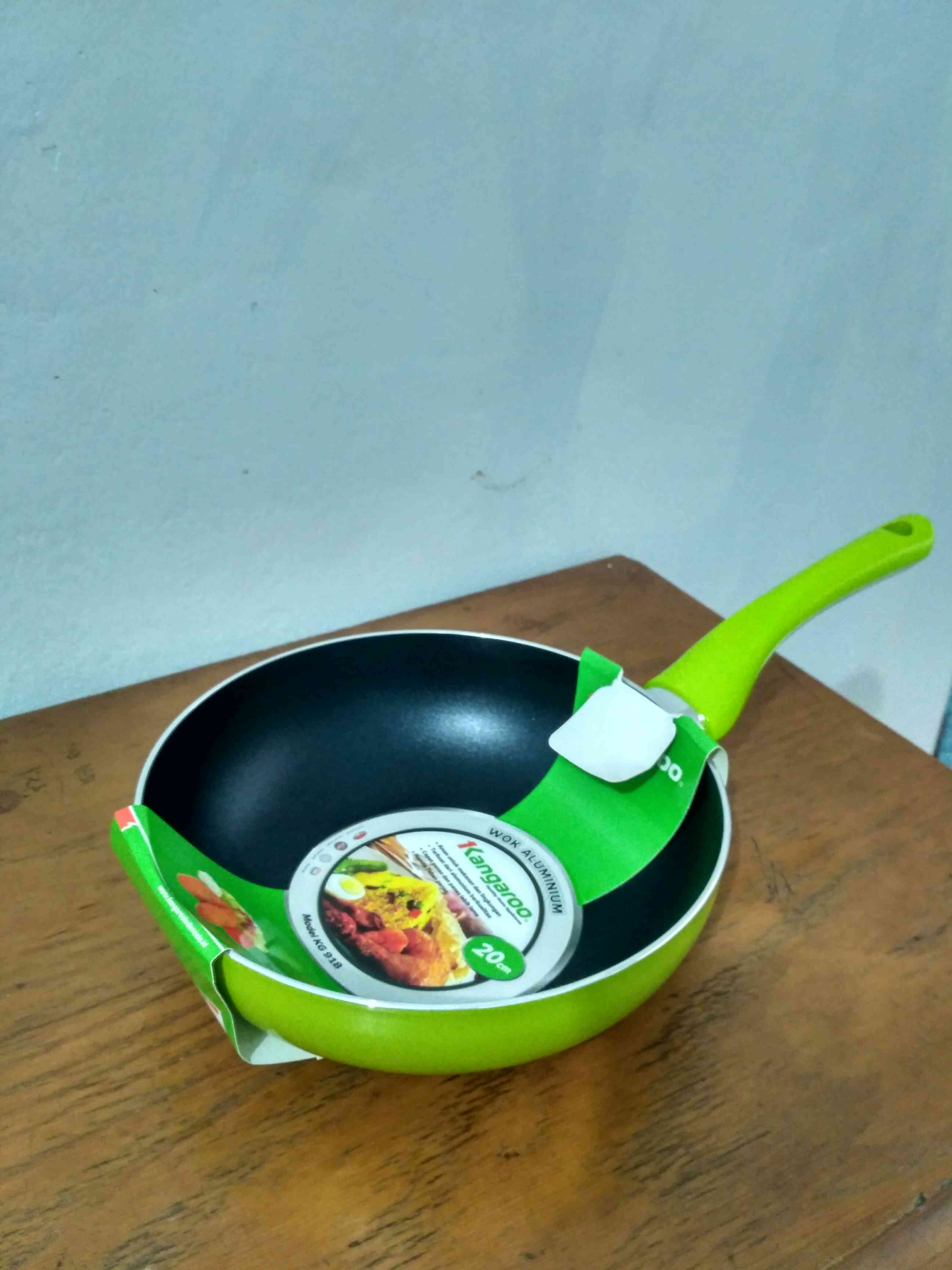 Kangaroo Aluminium Deep Frypan Kg-918 20cm