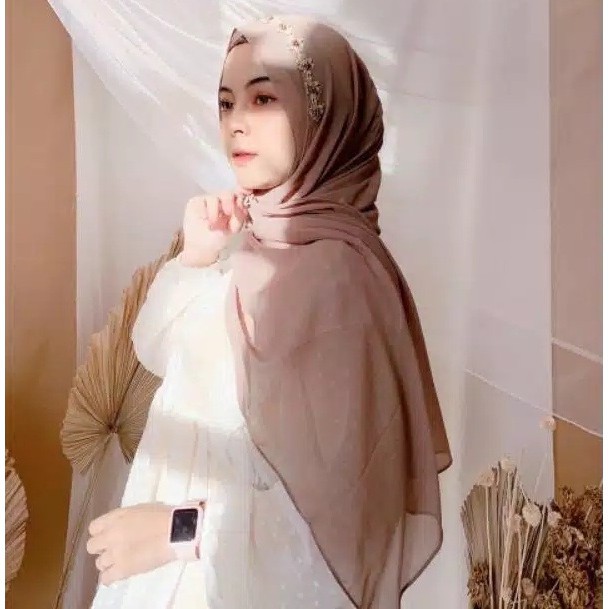 PASHMINA MUTIARA PAYET BUNGA JILBAB PASHMINA